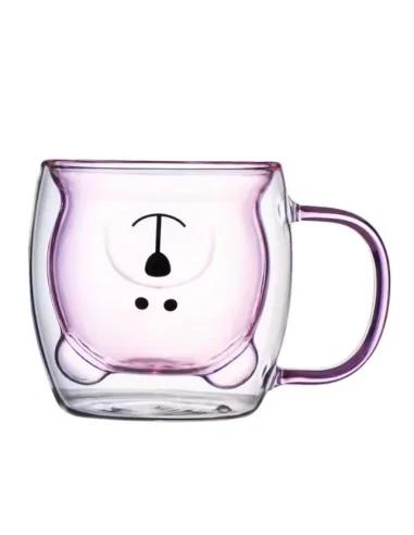 Vaso de Vidrio con Brazo de Forma de Animal T-00035