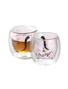 Vaso de Vidrio con Forma de Animal Doble Pared T-00038 2