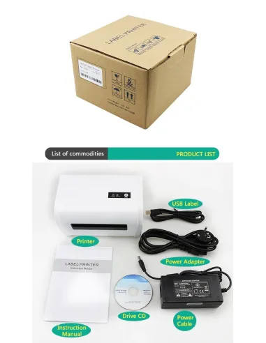 Impresora Térmica Etiqueta Mercado Envíos Flex Usb Bluetooth