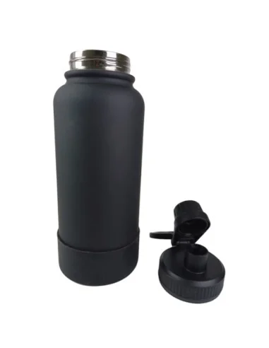 Botella de Agua de Acero Inoxidable de 650 ml con Soporte Magnético para Teléfono T-10003
