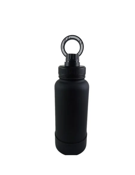 Botella de Agua de Acero Inoxidable de 650 ml con Soporte Magnético para Teléfono T-10003