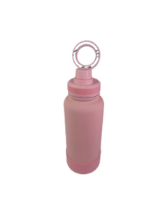 Botella Rosa de Agua de Acero Inoxidable de 650ML con Soporte Magnético para Teléfono T-1003 2