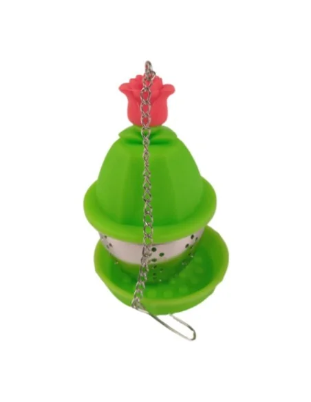 Pack de 3 Infusores de Te Naranja Amarillo y Verde Claro