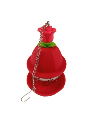 Pack de 3 Infusores de Te Rojo Verde y Rosa