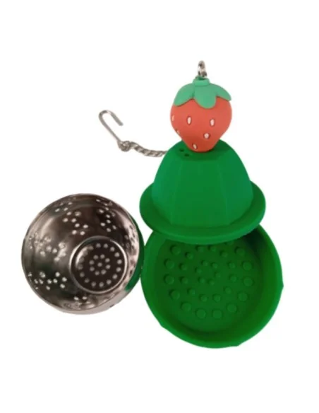 Pack de 3 Infusores de Te Rojo Verde y Rosa