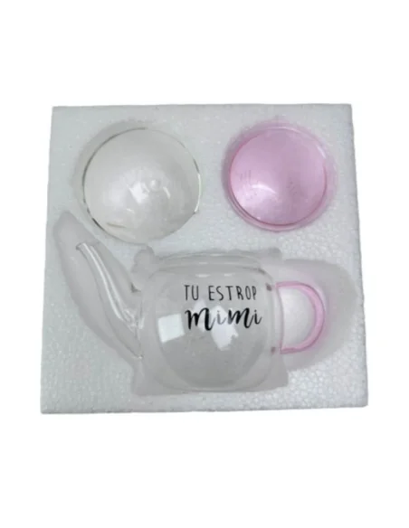 Tetera de Vidrio de Borosilicato Tipo Gato T-00037