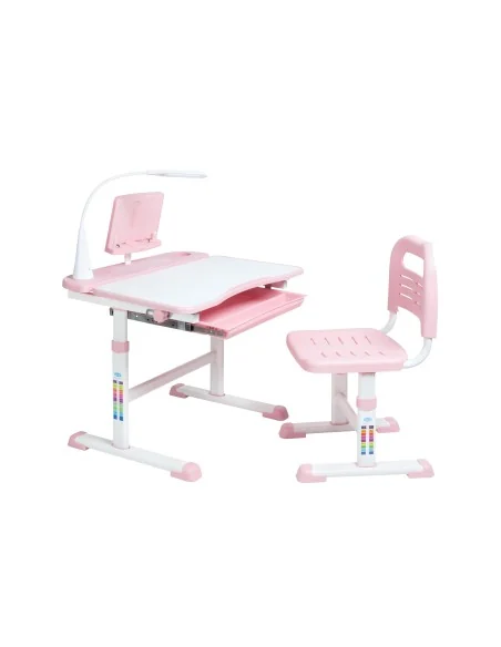 Escritorio de estudios Reclinable Ajustable Niños Rosa / Todokcl