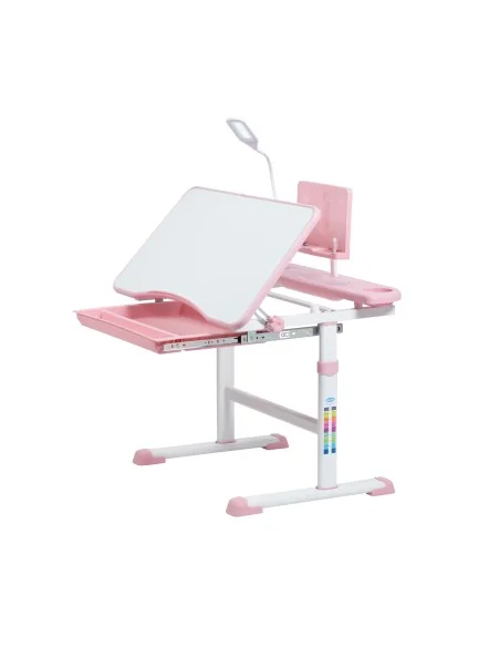 Escritorio de estudios Reclinable Ajustable Niños Rosa / Todokcl