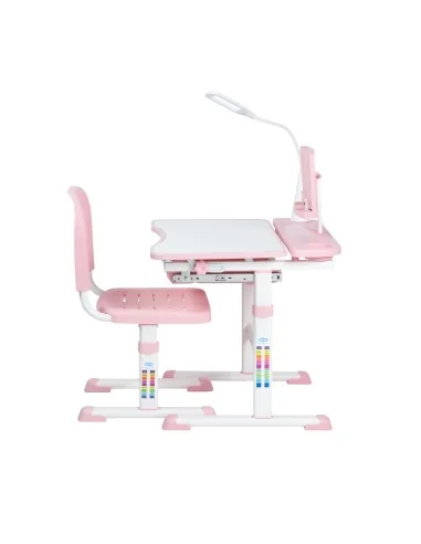 Escritorio de estudios Reclinable Ajustable Niños Rosa / Todokcl