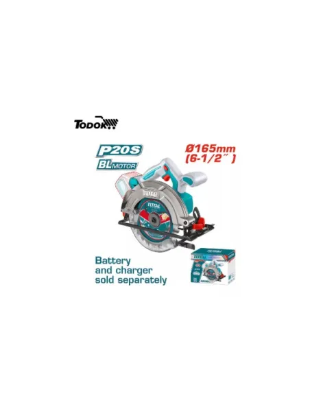 Sierra Circular Industrial 7 14 (185mm) 1400w + Disco Total Frecuencia 50Hz TS11418526