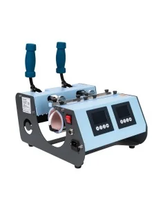 Maquina Estampadora De Tazones Dos Estaciones Express 3 en 1 30oz Azul
