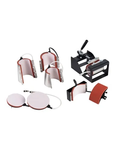 Kit Sublimadora 8 en 1 + Impresora F170 + hojas + tintas.