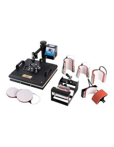 Kit Sublimadora 8 en 1 + Impresora F170 + hojas + tintas.