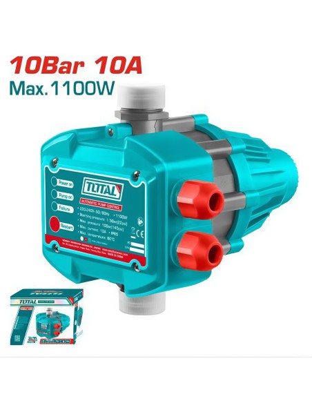 Kit Bomba Agua Centrífuga 750w 1 Hp + Controlador Total Color Turquesa