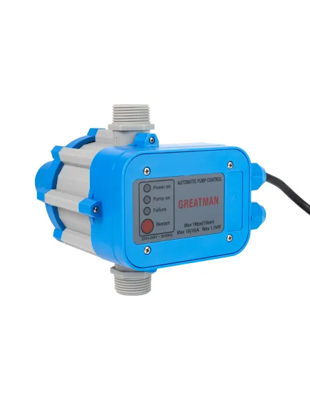 Kit Bomba de Agua Centrifuga 1 hp 750w + Controlador Automatico