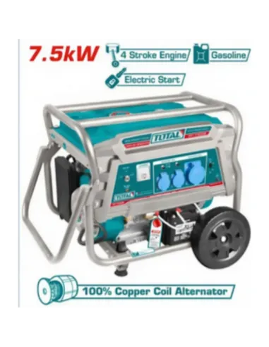 Generador Bencinero 7500W Arranque Electrico TP175006 Total