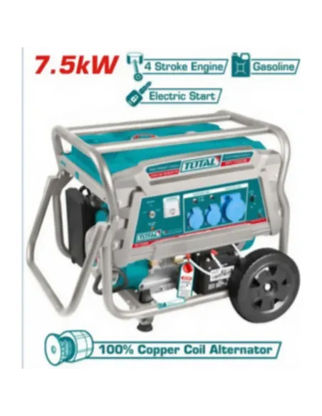 Generador Bencinero 7500W Arranque Electrico TP175006 Total