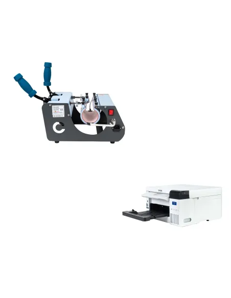 Kit De Estampadora De Tazas 3 En 1 + Impresoras Epson F170