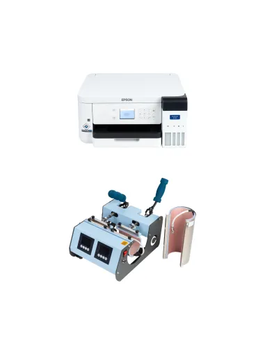 Kit De Estampadora De Tazas 3 En 1 + Impresoras Epson F170