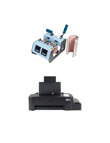 Kit De Estampadora De Tazas 3 En 1 + Impresoras Epson L121