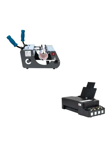 Kit De Estampadora De Tazas 3 En 1 + Impresoras Epson L121