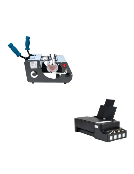 Kit De Estampadora De Tazas 3 En 1 + Impresoras Epson L121