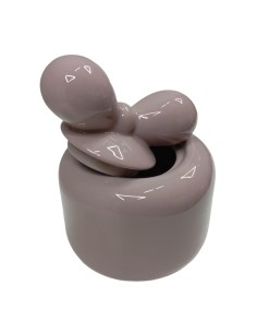 Azucarera Beige de Porcelana con Tapa 400Ml