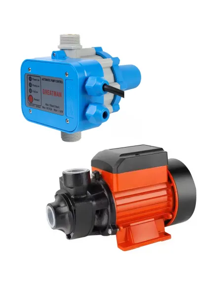 Kit Bomba De Agua 0,5 Hp Kqb60 + Controlador Presión/todokcl