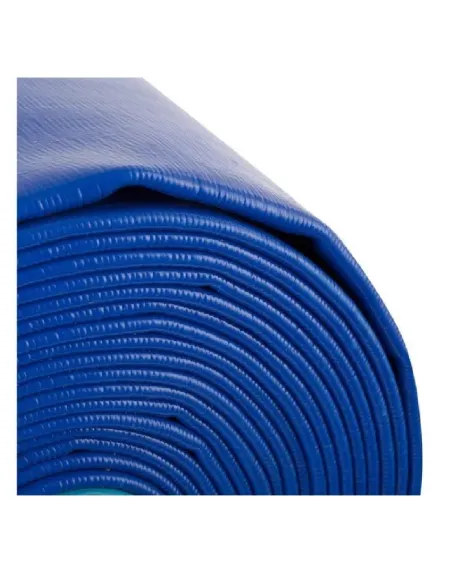 Manguera Plana 2 Pulgadas 4 Bar 100 Metros Riego Motobomba Color azul riego
