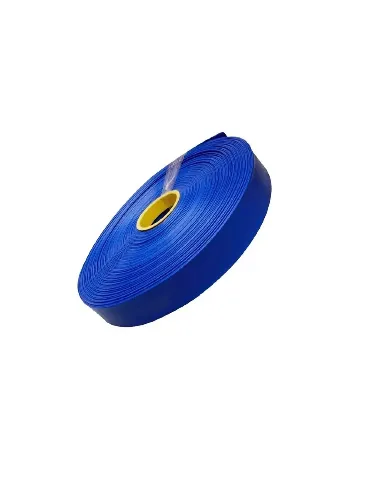 Manguera Plana 2 Pulgadas 4 Bar 100 Metros Riego Motobomba Color azul riego