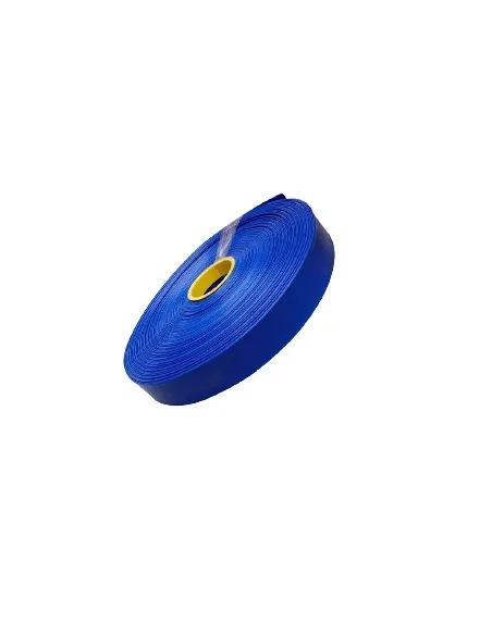 Manguera Plana 2 Pulgadas 4 Bar 100 Metros Riego Motobomba Color azul riego
