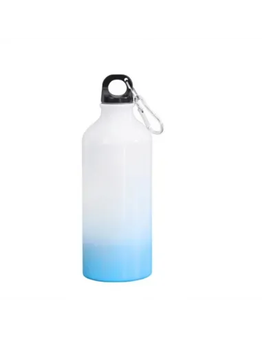 Botella De Aluminio Para Sublimación 600ml Color Degradado + Caja