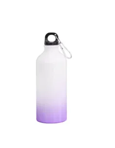 Botella De Aluminio Para Sublimación 600ml Color Degradado + Caja