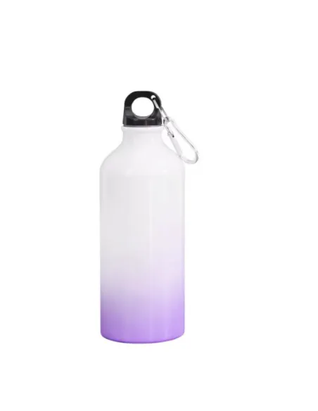 Botella De Aluminio Para Sublimación 600ml Color Degradado + Caja