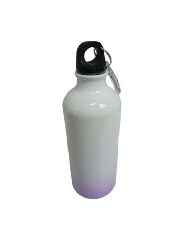 Botella De Aluminio Para Sublimación 600ml Color Degradado + Caja