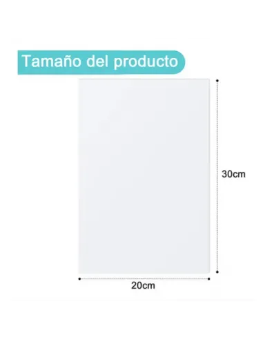 Placa De Aluminio A4 (20x30 Cm) Para Sublimar Perlado