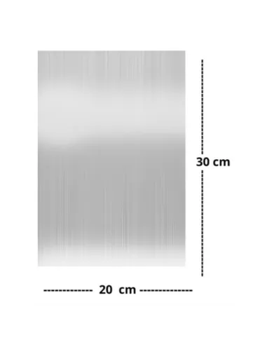 Pack de 25 Laminas Placa De Aluminio Glossy Para Sublimar Hojas 20x30 Cm
