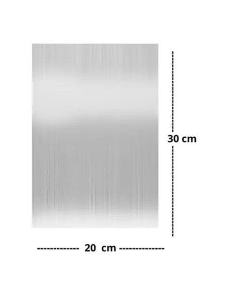Pack de 25 Laminas Placa De Aluminio Glossy Para Sublimar Hojas 20x30 Cm