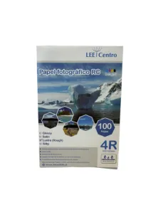 Papel Lustrado 4R P 100 Hojas
