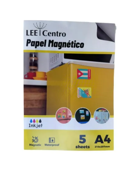 Papel Imantado Hojas Tamaño A4 Magnético