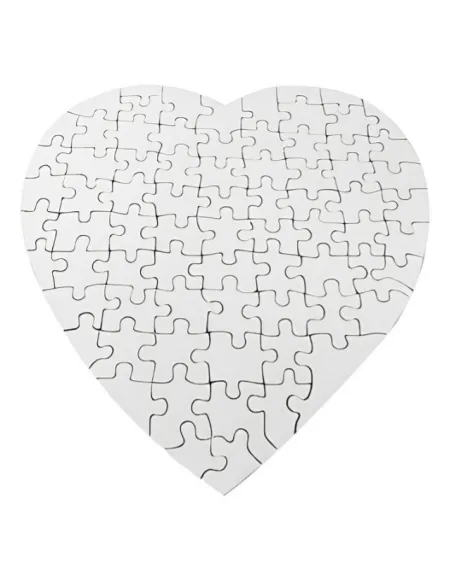 Blank Puzzles Sublimable Con Forma De Corazón 75Pz