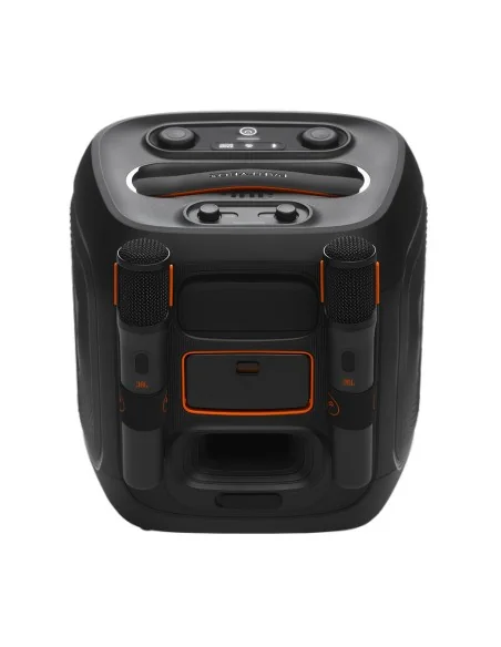 Parlante bluetooth JBL Partybox Encore 2 negro 2 micrófonos JBLPBENCORE22MICAM