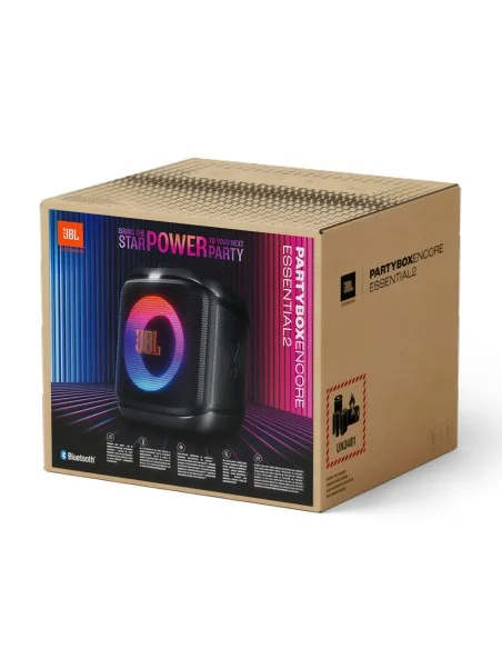 Parlante JBL PartyBox Essential Portátil con Bluetooth Negro