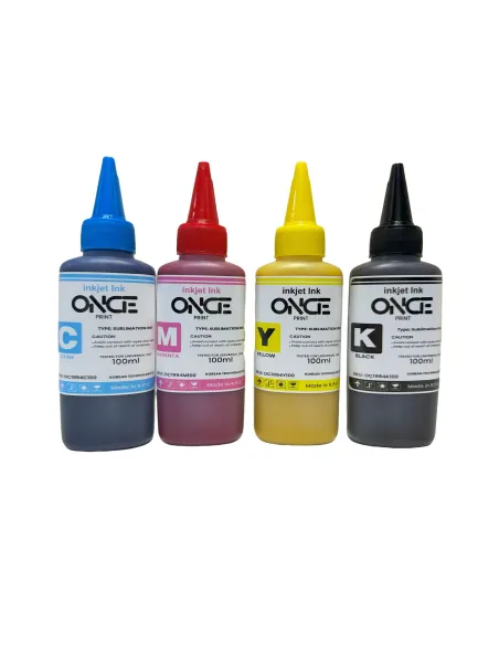 Pack De Tintas De Sublimación De 100ml Ymbc