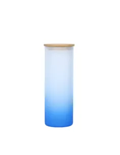 Vasos Empavonados Bambú Sublimable Azul 20 Oz