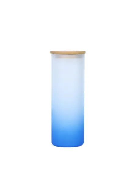 Vasos Empavonados Bambú Sublimable Blanco 20 Oz