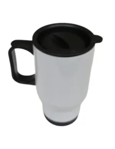 Mug Metálico Para Sublimación 14Oz con Tapa 450ML