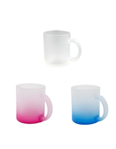 Vaso Empavonado Sublimable de 11Oz Rosado