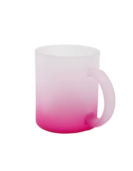 Vaso Empavonado Sublimable de 11Oz Rosado