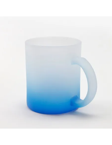 Vaso Empavonado Sublimable de 11Oz Azul